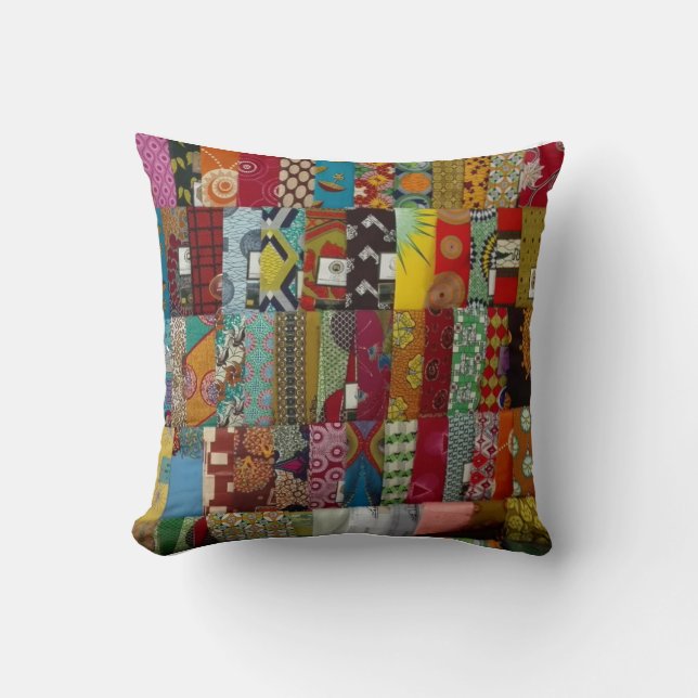 Patchwork Quilt Cushion (Front)