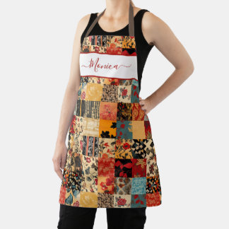 Patchwork Quilt Effect Apron