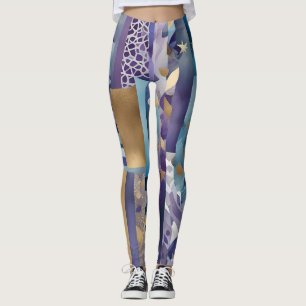 patchwork quilt leggings