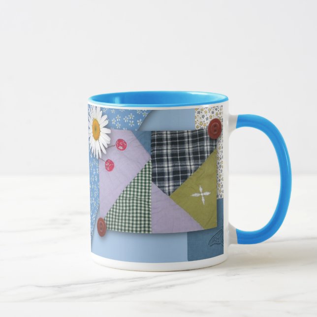 Patchwork Quilt Look Mug (Right)