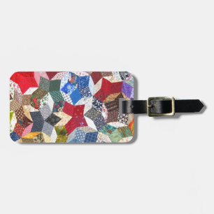 Patchwork Quilt Luggage Tag