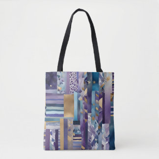 patchwork quilt tote bag