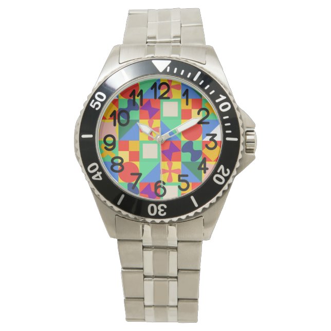 Patchwork Quilt  Watch (Front)