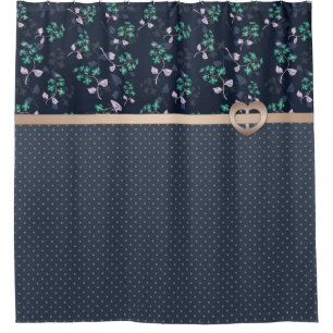 Patchwork, Retro Shower Curtain