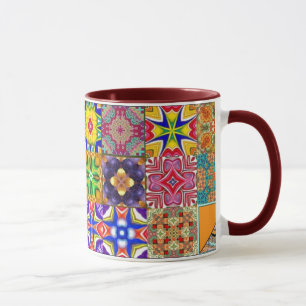 Patchwork Squares Mug