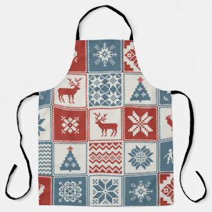 Patchwork Style: Christmas Ornamental Pattern Apron