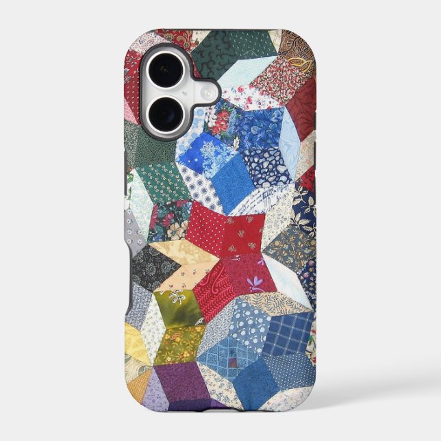 Patchwork Textile Stars Pattern (Back)