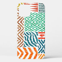 Patchwork Textures: Hand-Drawn Animal Print