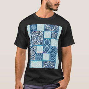 Patchwork tiles, seamless background. T-Shirt