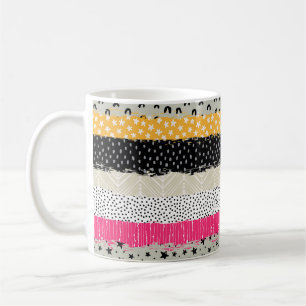 Patchwork Tiles: Versatile Seamless Design. Coffee Mug