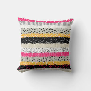 Patchwork Tiles: Versatile Seamless Design. Cushion