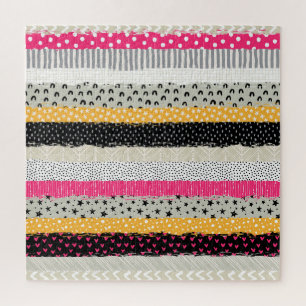 Patchwork Tiles: Versatile Seamless Design. Jigsaw Puzzle
