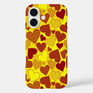 'Patchworks of the HEART' iPhone 16 Case