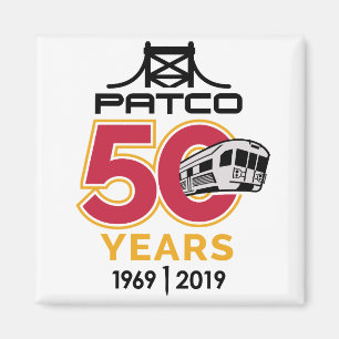 PATCO 50th Anniversary Magnet