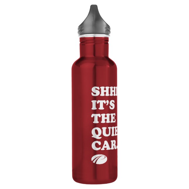 PATCO "SHHH! IT'S THE QUIET CAR. 710 ML WATER BOTTLE (Left)