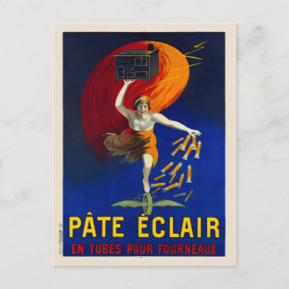 Pate Eclair Vintage Advertising Poster 1912 Postcard