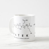 Patek peptide name mug (Front Left)