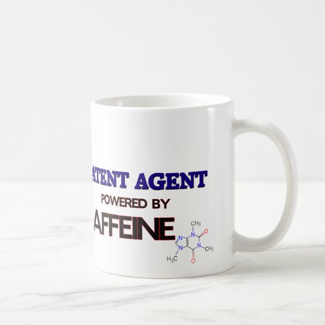 Patent Agent Powered by caffeine Coffee Mug (Right)