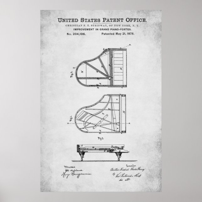 Patent - Piano - Poster (Front)
