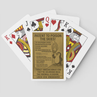 Patent to Poison – Geoengineering Revelation Playing Cards