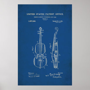 Patent - Violin - Poster