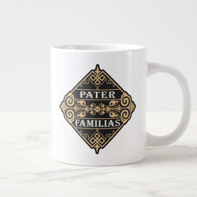 Pater Familias (Father of the Family) Large Coffee Mug (Right)