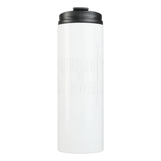 Paternity is Coming  for Dads Thermal Tumbler (Front)