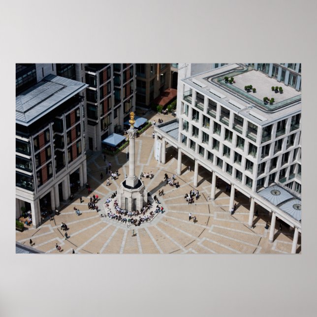 Paternoster Square in London England Poster (Front)