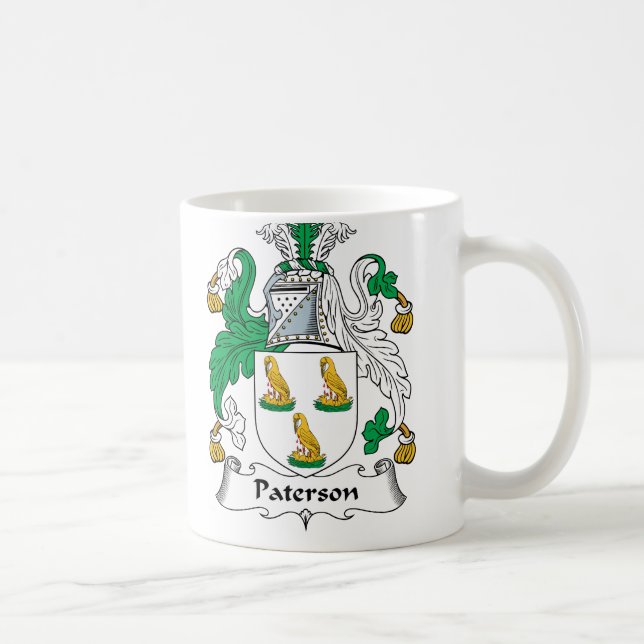 Paterson Family Crest Coffee Mug (Right)