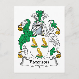 Paterson Family Crest Postcard