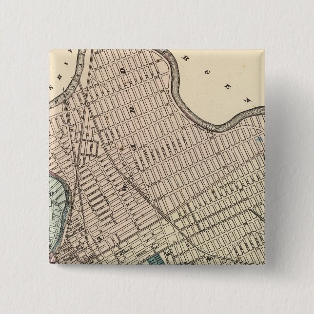 Paterson, New Jersey 15 Cm Square Badge (Front)