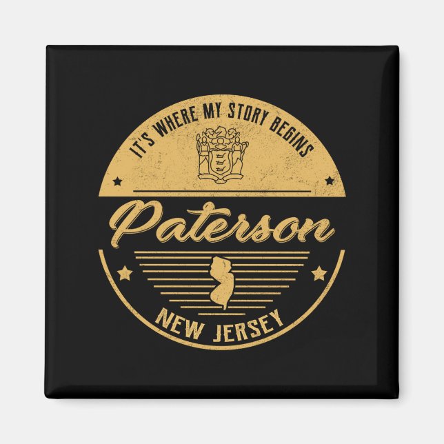 Paterson New Jersey Its Where My Story Begins  Magnet (Front)
