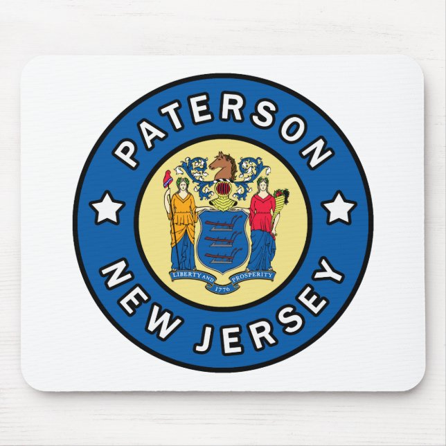Paterson New Jersey Mouse Mat (Front)