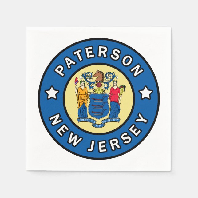 Paterson New Jersey Napkin (Front)