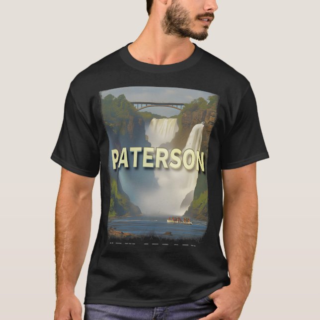 Paterson New Jersey Nj Waterfall Wonderland Sd617  T-Shirt (Front)