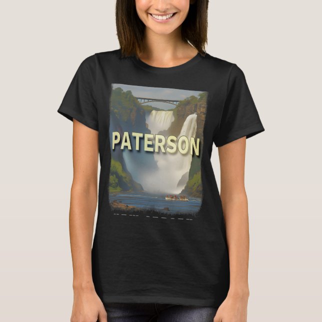 Paterson New Jersey Nj Waterfall Wonderland Sd617  T-Shirt (Front)