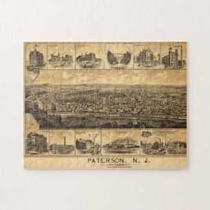 Paterson New Jersey Railroad Natural Landmarks Jigsaw Puzzle