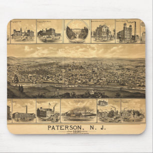 Paterson New Jersey Railroad Natural Landmarks  Mouse Mat