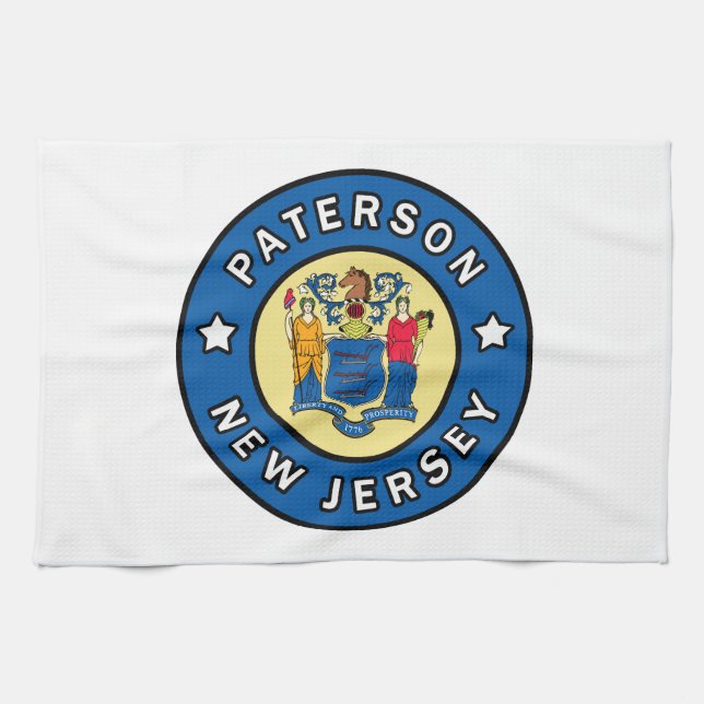 Paterson New Jersey Tea Towel (Horizontal)