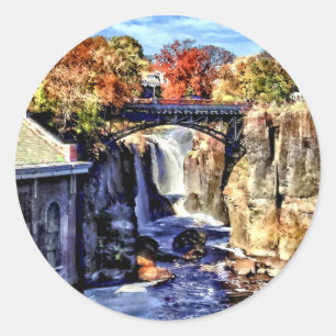 Paterson NJ - Paterson Great Falls Classic Round Sticker