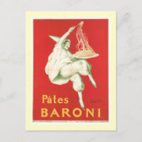 Pates Baroni Vintage Food Ad Art