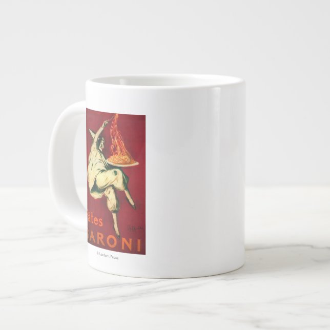 Pates Baroni Vintage PosterEurope Large Coffee Mug (Front Left)