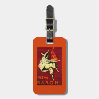 Pates Baroni Vintage PosterEurope Luggage Tag