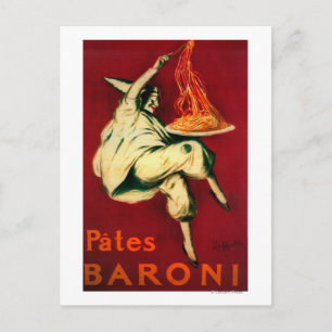 Pates Baroni Vintage PosterEurope Postcard