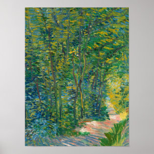 Path in the Woods, 1887 by Vincent van Gogh Poster