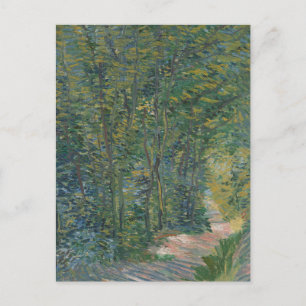 Path in the Woods by Vincent Van Gogh, 1887 Postca Postcard