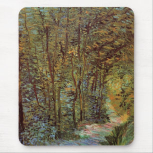 Path in the Woods by Vincent van Gogh Mouse Mat
