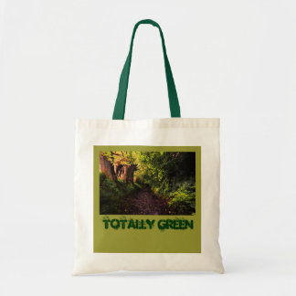 Path in the Woods Totally Green Bag