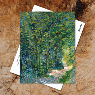 Path in Woods Vincent van Gogh Postcard
