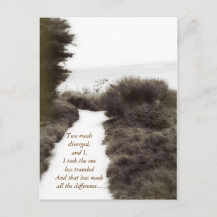 Path Less Travelled : Postcard